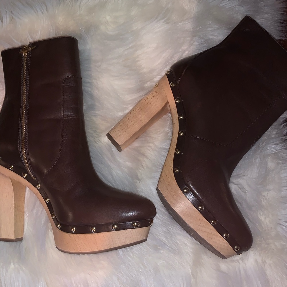 Brown Micheal Kors Booties